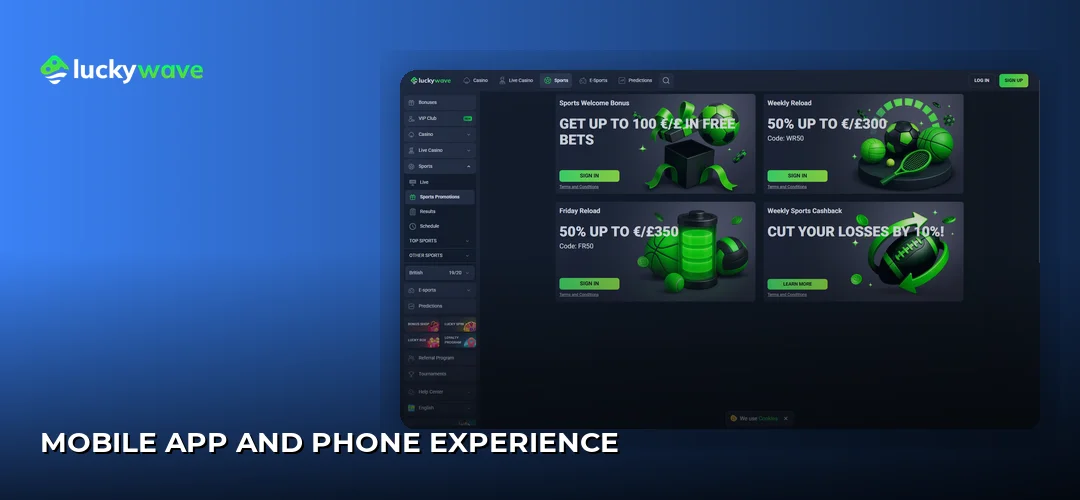 Mobile app and phone experience